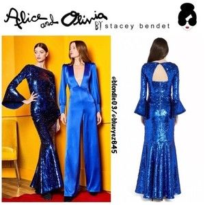 Alice + Olivia Jae Sequin Gown 4